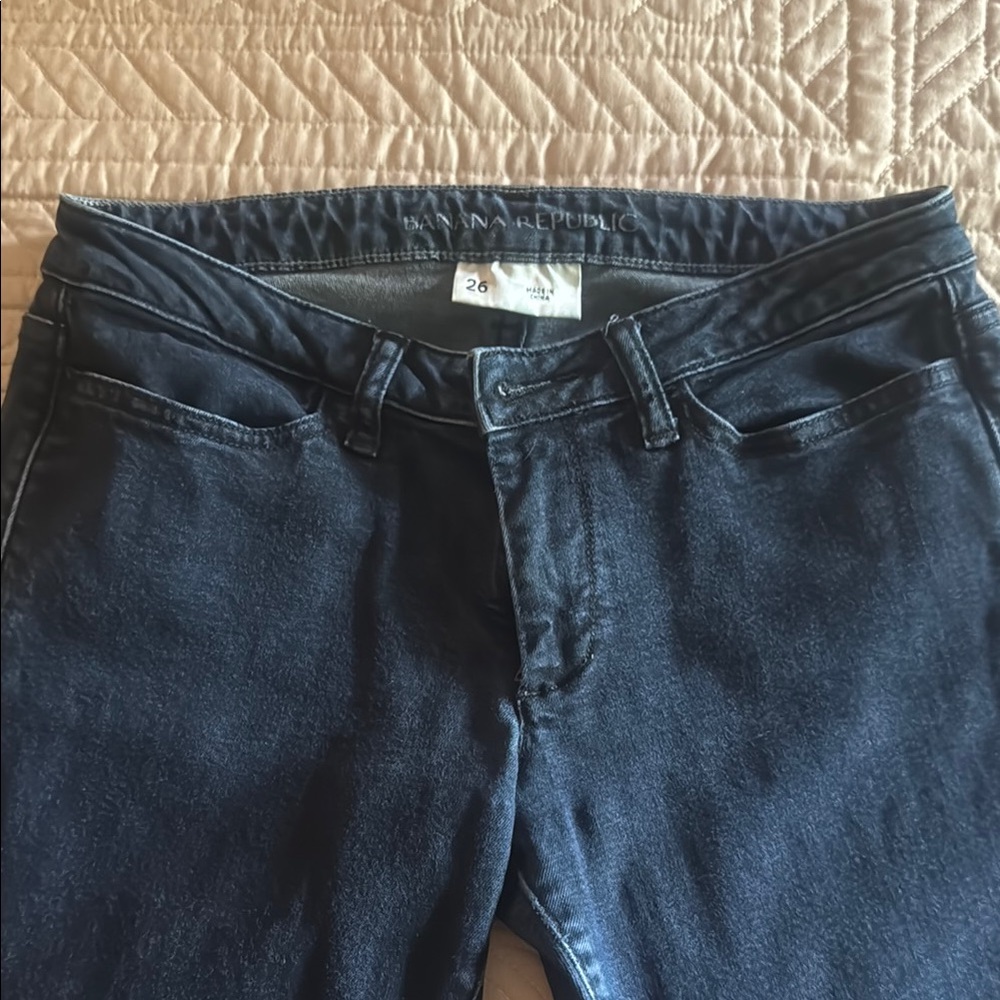 Banana Republic Blue Skinny Jeans Timeless Fit